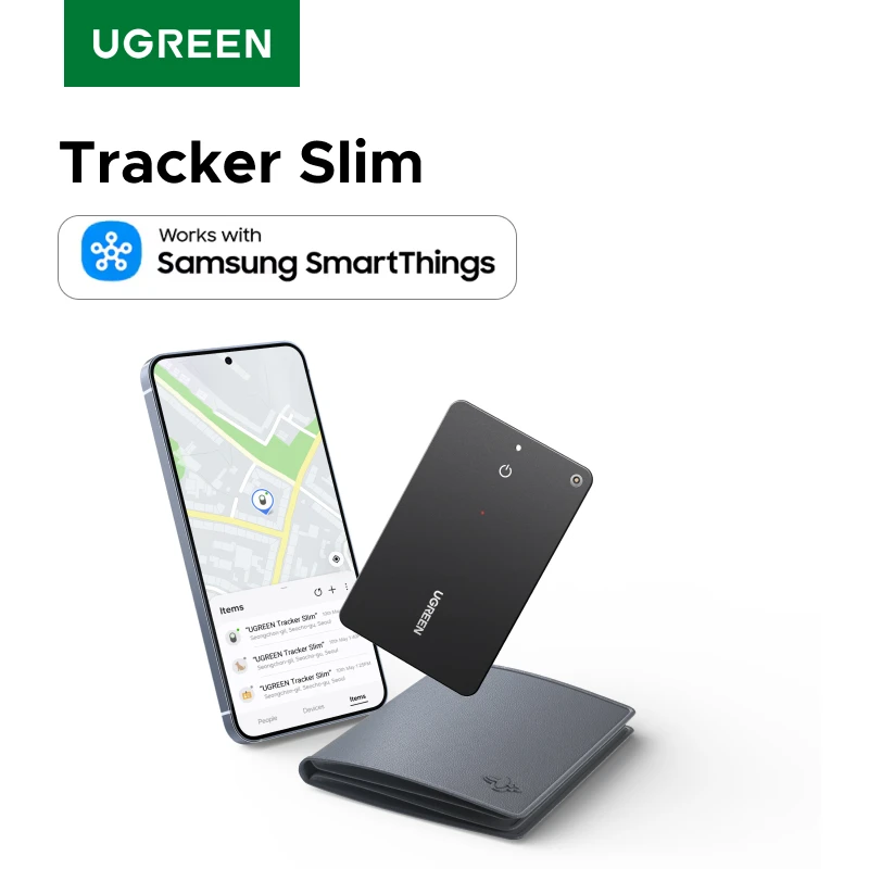 UGREEN Bluetooth-трекер для Samsung Galaxy, GPS-локатор Smart Tag, устройство слежения, поиск предметов для ключей, кошелька, багажа, домашних животных