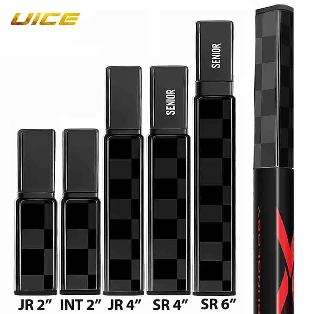 2/4/6 "Eishockey Stick Verlängerung INT/JR/SR Hockey Zubehör Carbon Faser Druck Für Feld hockey Stick End Stecker Ausrüstung