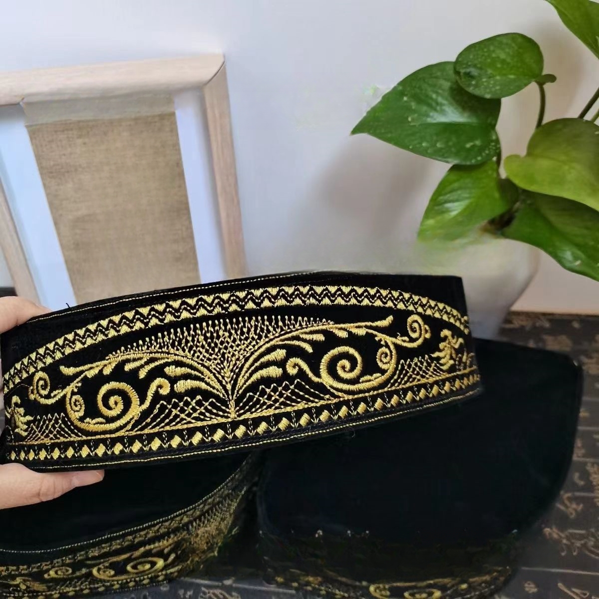 男性用ブラックのイスラム教徒のキャップ,イスラムの祈りのドレス,マヨットの帽子,イスラム教徒のキャップ,衣類,税金製品,送料無料,黒,03215