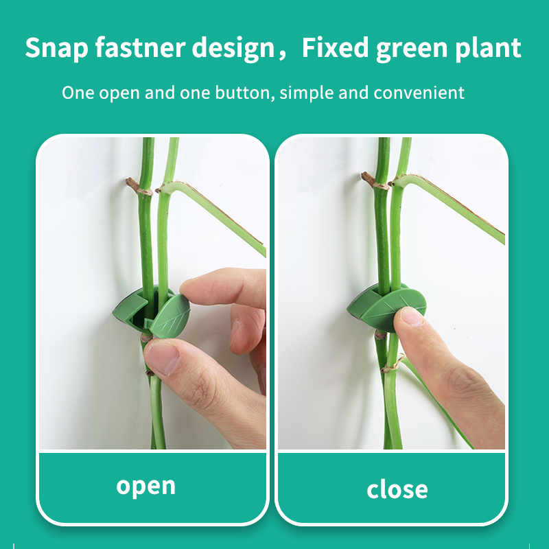 Invisible Plant Climbing Wall Fixture Rattan Vine Bracket Fixed Buckle Leaf Clips Traction Holder Garden опора для растений
