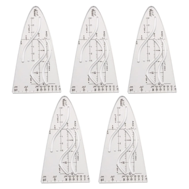 Parabola Stencil Parabolic Stencil for Student, Office, Painting, Parabolic Stencil Math Curves Template Parabola Ruler
