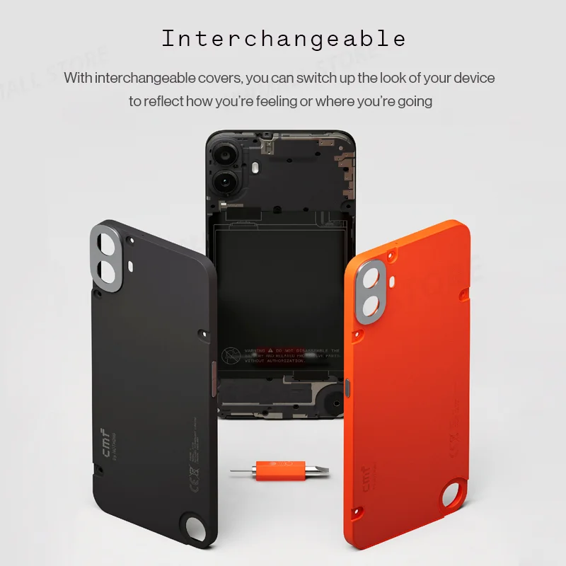 Global Version CMF Phone 1 6.67inch AMOLED display 120Hz Mediatek Dimensity 7300 5G  50MP 5000 mAh IP52 33W fast charging Phone1