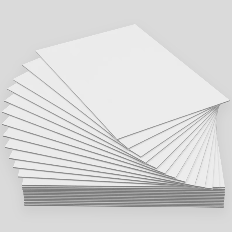 5 Stück A4 1 mm 1,5 mm 2 mm 3 mm weißer Karton weißer Karton hartes dickes Papier für DIY handgemachte Form Album Cover Paket Paintin