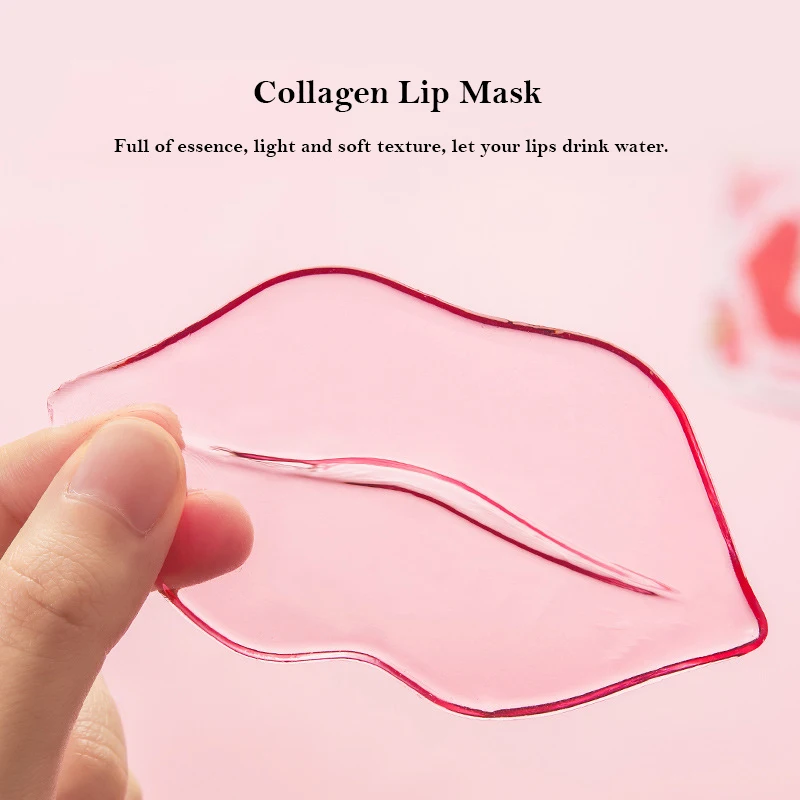 Innicare colágeno nutritivo máscara labial cuidados com os lábios umidade frutas essência endurecimento hidratante labial gel remendo lábios almofada remendos