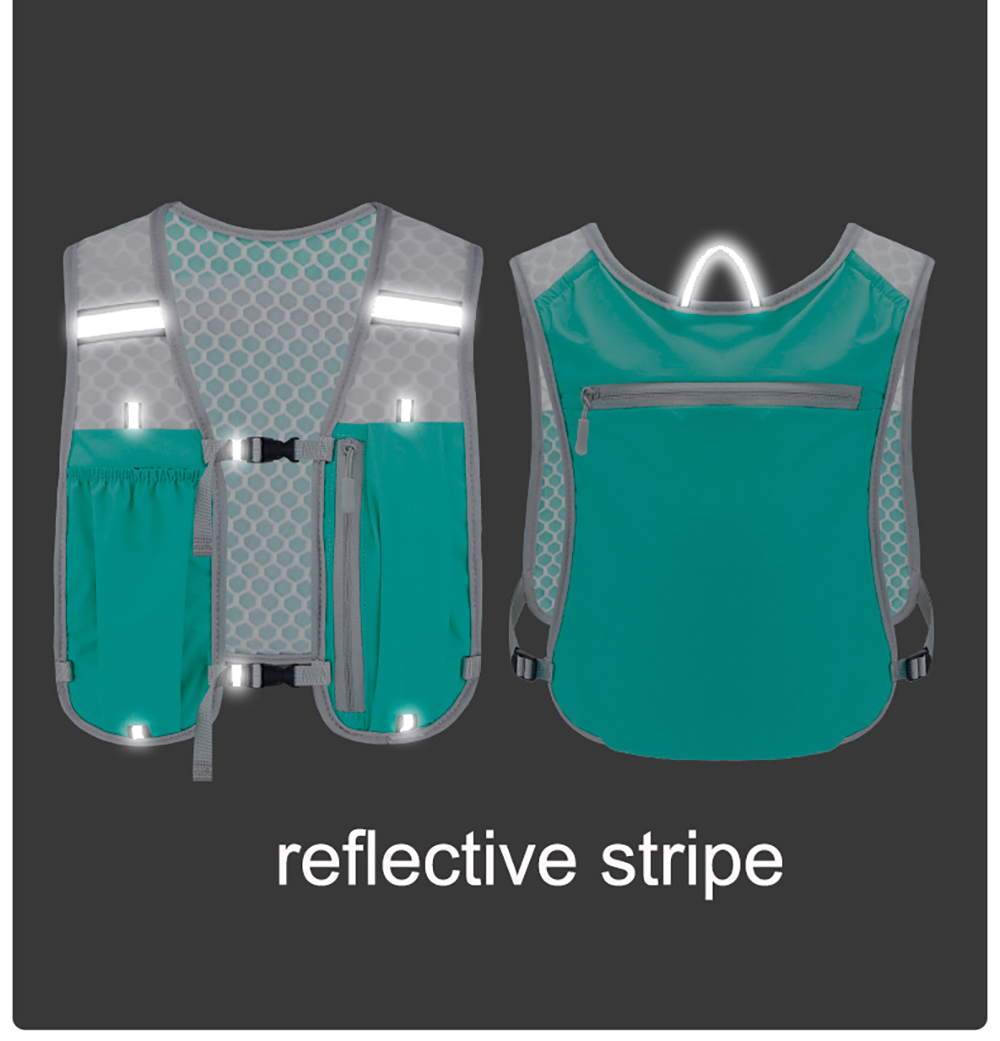 Laufrucksack Weste mit Flasche Hydratation Trail Leichtes Radfahren Laufen Joggen Marathon Reiten Klettern Tasche Wasserdicht