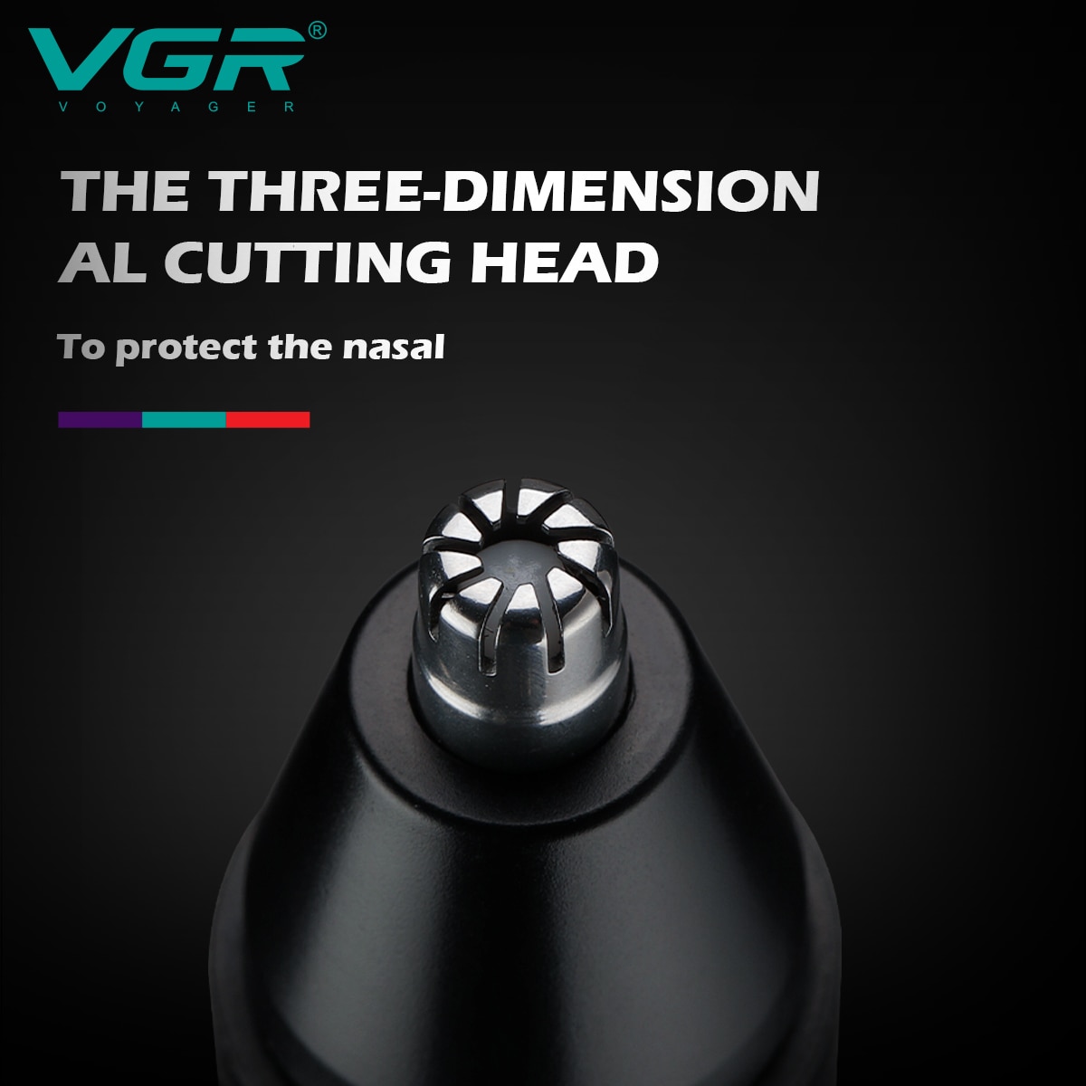 VGR Neus Haartrimmer Professionele Mini Haar Trimmer Elektrische Neus Trimmer 2 In 1 Oplaadbare Waterdichte V 613