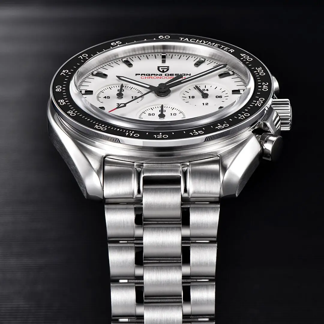 PAGANI DESIGN 2024 nouveau V5 PD1701 montres pour hommes montre à Quartz de luxe hommes Sport vitesse chronographe AR verre saphir 100M étanche