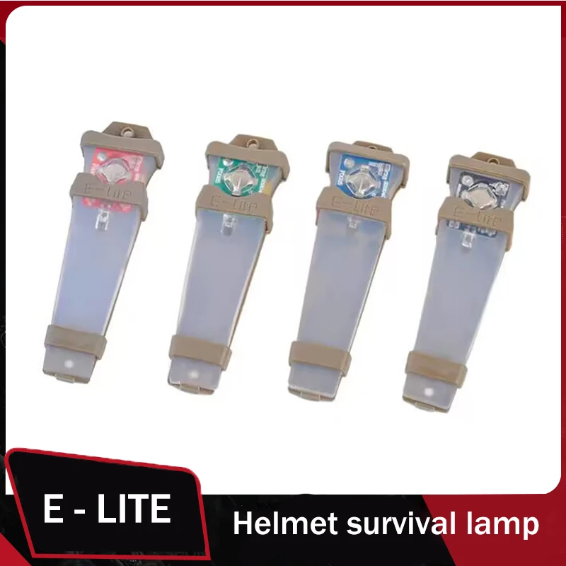 Luce tattica per casco, luce di sicurezza intermittente, segnale di sopravvivenza, lampada impermeabile, attrezzatura da esterno per la caccia