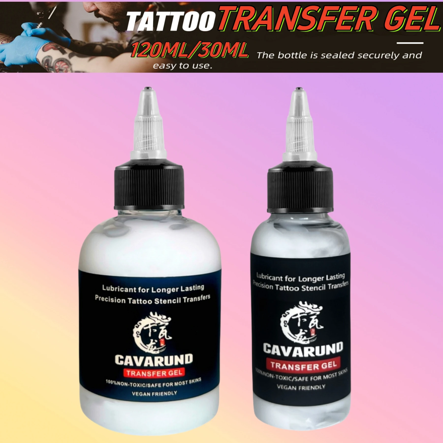 120ML 30ML Tattoo Transfer Gel Thermische Kopierer Professionelle Tattoo Schablone Magic Stuff Lösung Creme Tattoo Versorgung