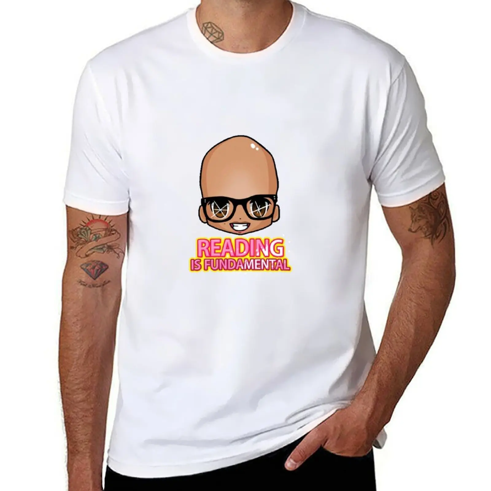 Membaca adalah Kaus T-Shirt Drag Race RuPauls yang Esensial untuk Pria Kaus Pria G Putih untuk Kaus Pria