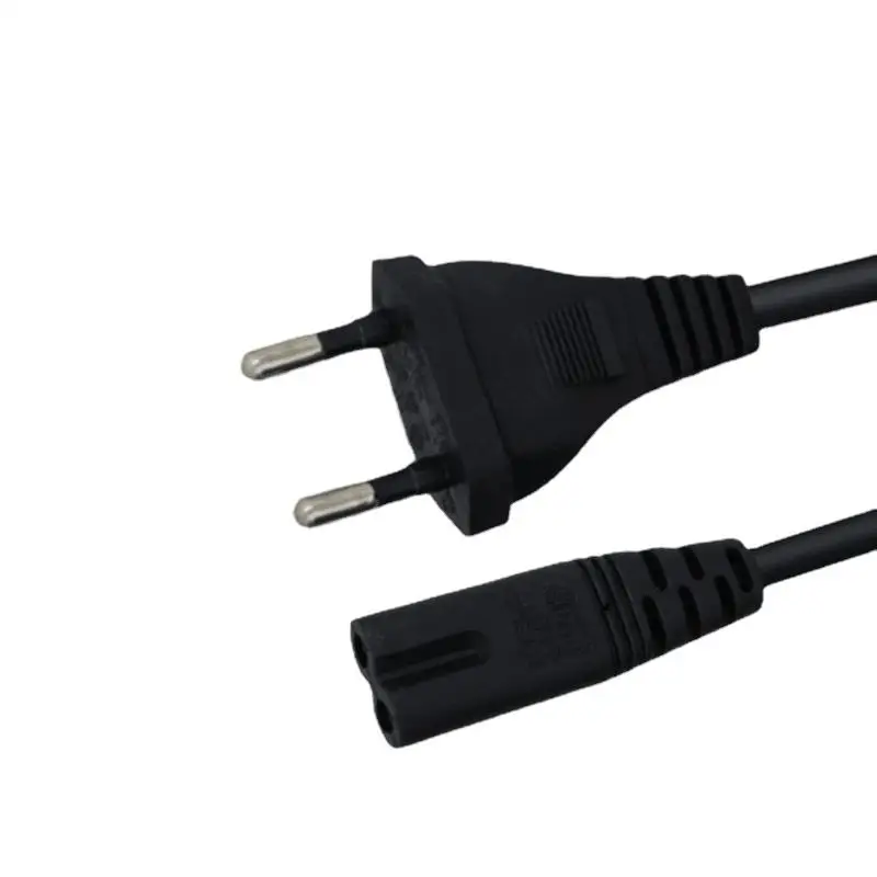 EU US UK 1,5 M Stromkabel 2pin IEC320 C7 Stromverlängerungskabel für Dell Laptop Ladegerät Canon Epson Drucker Radio Lautsprecher PS4 XBOX