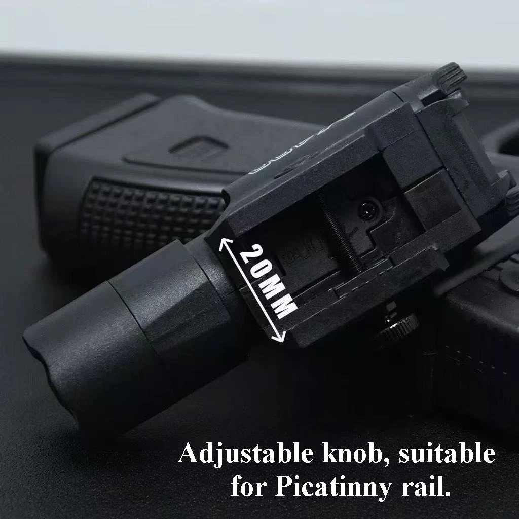 Linterna de alta intensidad dos en uno X400U X300U que se adapta a riel de 20 mm, para juguetes, actividades al aire libre, combinaciones y juegos de guerra CS, DZB Cos