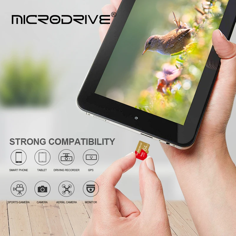 Klasse 10 geheugenkaart 4 GB 8 GB 16 GB 32 GB mini sd-kaart 64 GB 128G cartao de memoria mini TF-kaart Voor smartphone met gift