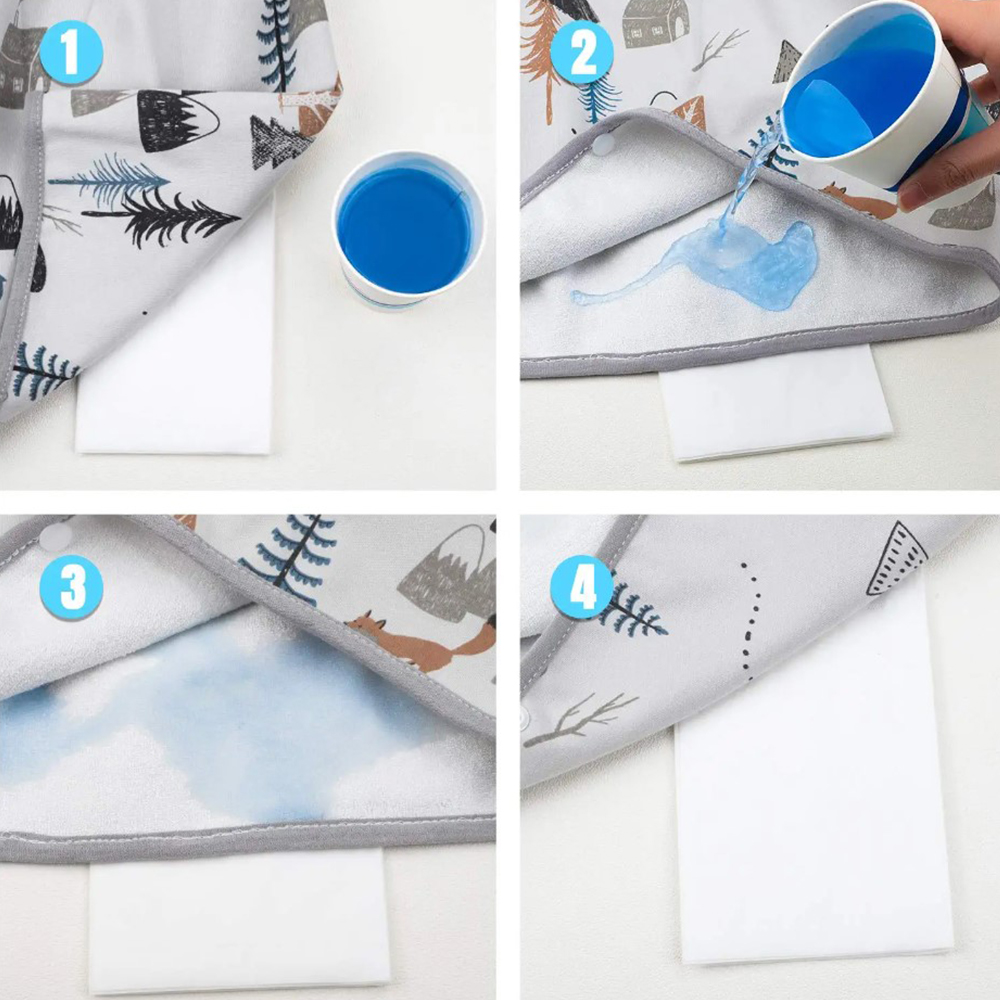 เด็กเสื้อผ้ากันน้ํากระโปรงผ้าอ้อมสําหรับการฝึกไม่เต็มเต็งเด็ก Comfy ผ้าอ้อมการฝึกอบรมกระโปรงสําหรับชายและหญิง Night Time Sleeping