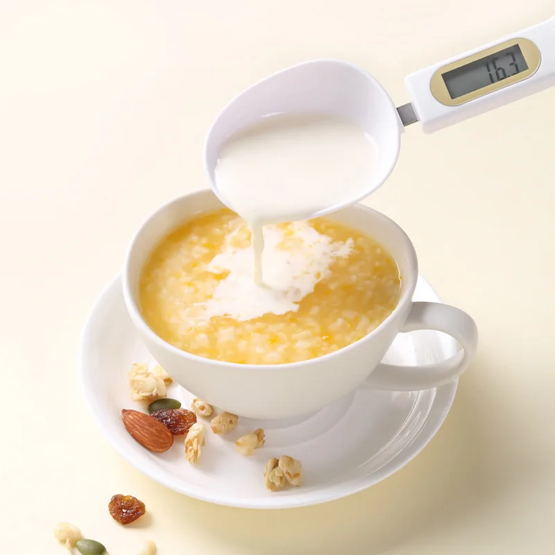 500g bilancia da cucina elettronica paletta da caffè misurazione digitale con Display LCD cibo per cani latte in polvere tè pesatura strumenti di cottura