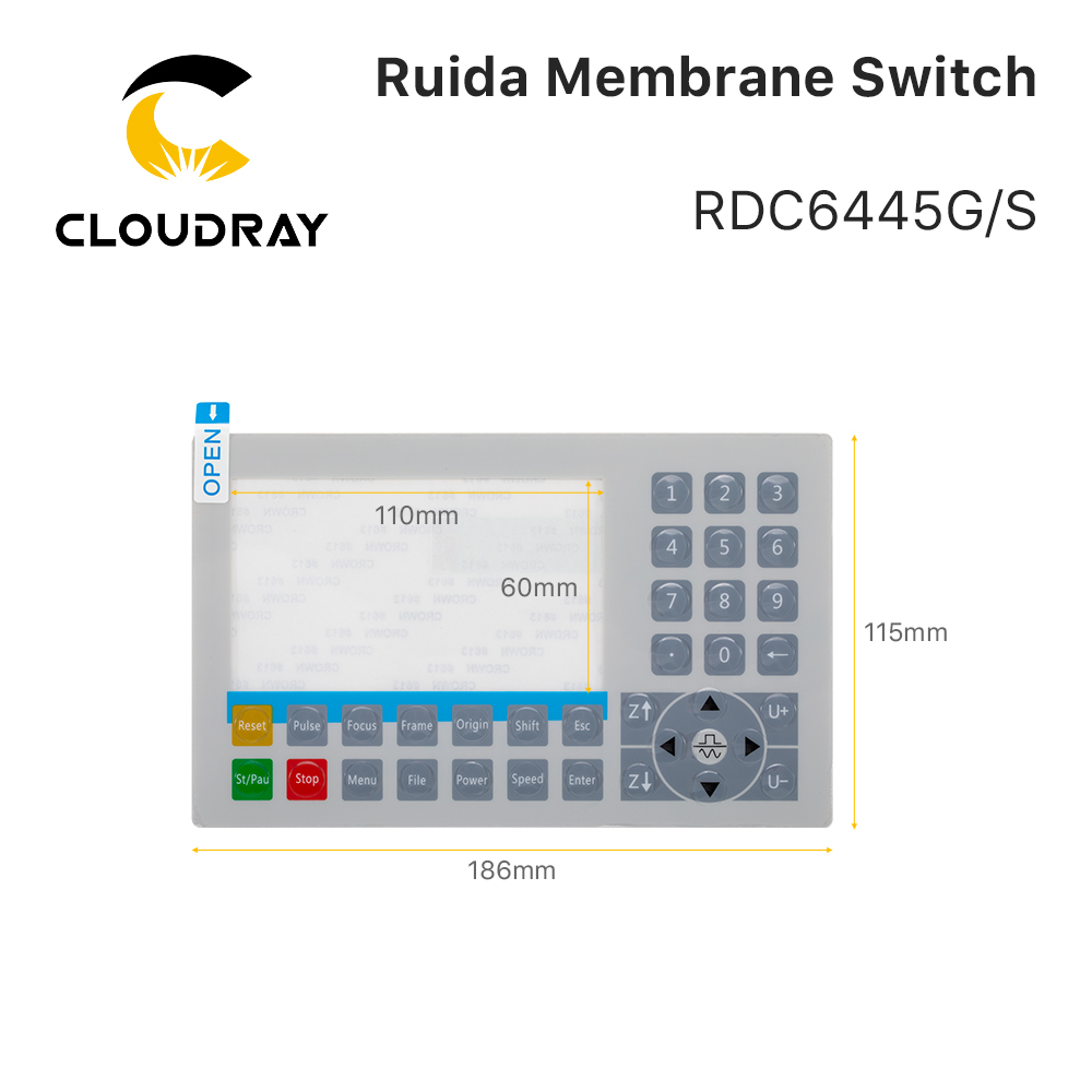 Мембранный переключатель Ruida для RDC6445S RDLC320-A RDC6332G RDC6332M RDC6442S RDC6442G