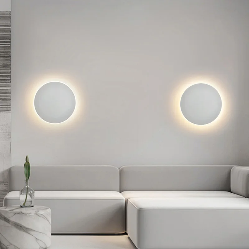 Vòng Đèn Cảm Biến Đơn Giản Phòng Ngủ Đầu Giường Btaircase Hành Lang Hiên Lối Đi Đèn Cảm Ứng Mờ Đèn LED Cơ Thể Con Người Cảm Ứng