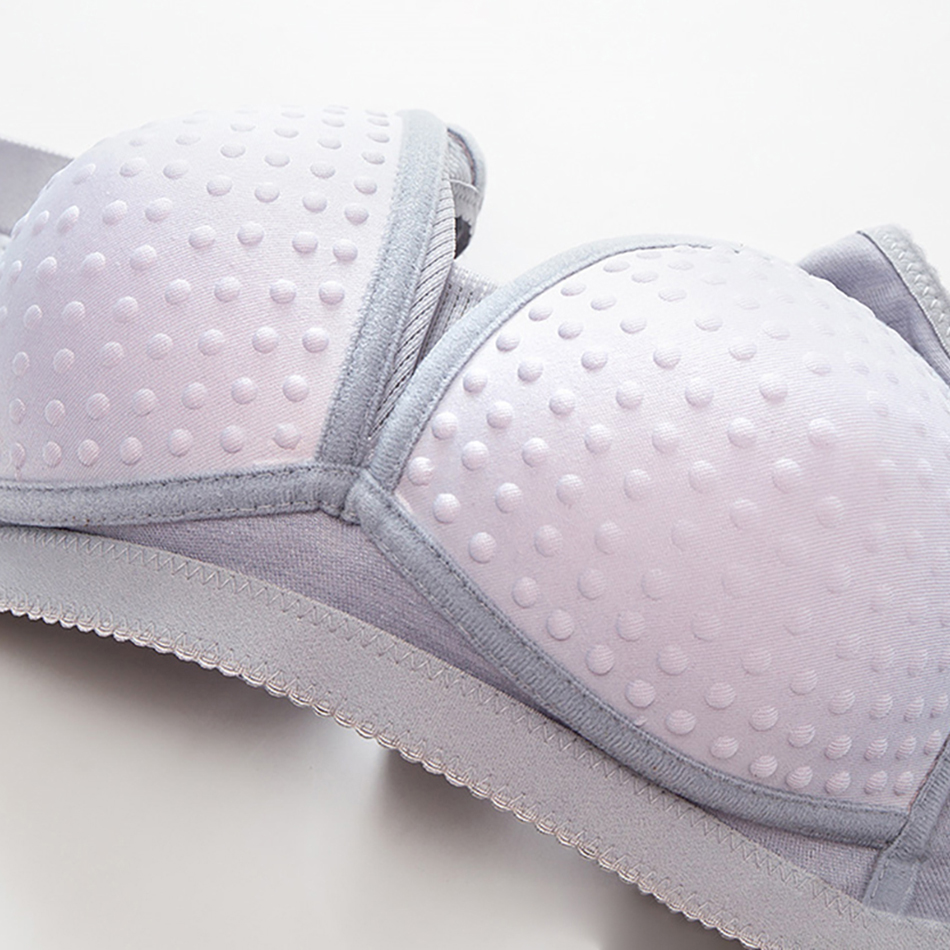 Adjustable and Comfortable Without Steel Rims Nursing Bras Plus Size Women Thin Cups Anti sagging Daily Wear Bras