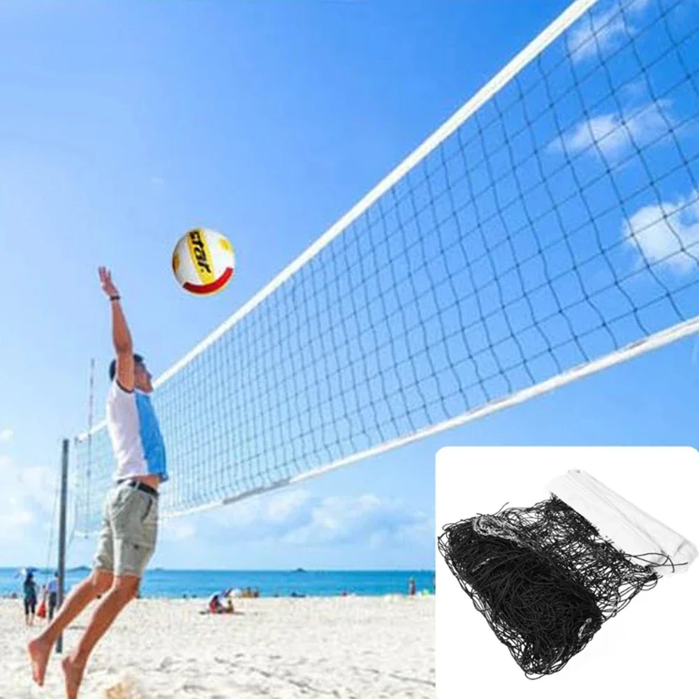 950*100 cm Volleyball Net Tragbare Nylon Mesh Net Für Strand Hinterhof Volleyball Tennis Badminton Outdoor Sport Liefert