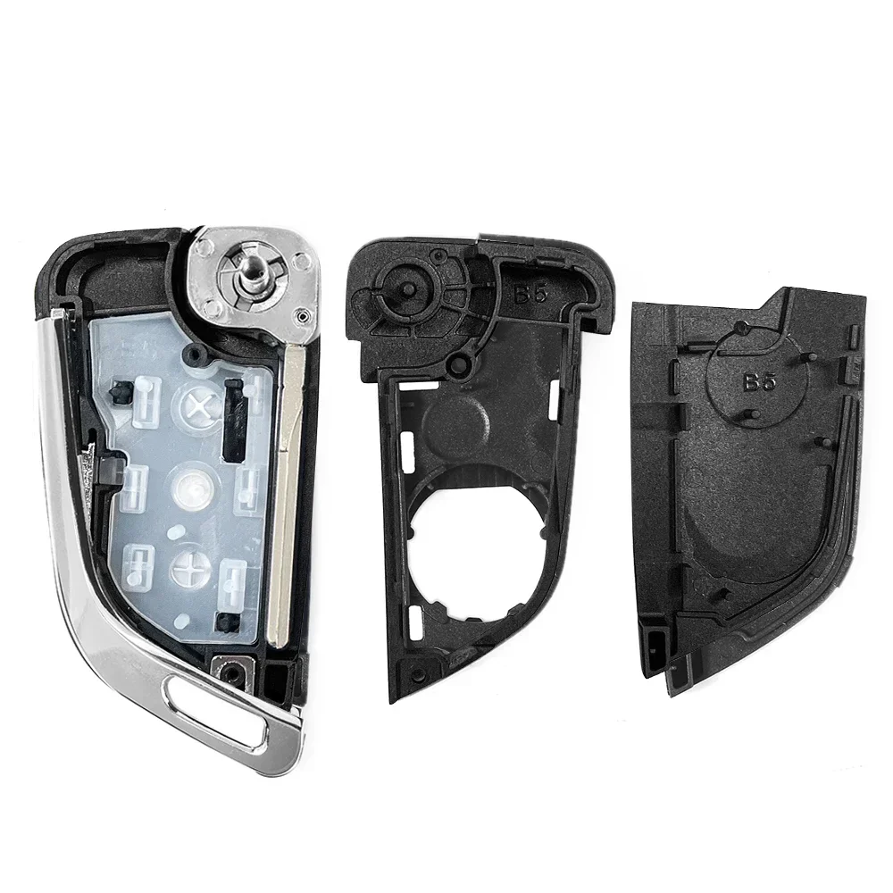 KEYYOU-Shell chave dobrável remoto modificado do carro, 2, 3 botões, VW Volkswagen MK4, Bora, Golf 4, 5, 6, Passat, Polo, Touran, 1Pc, Novo
