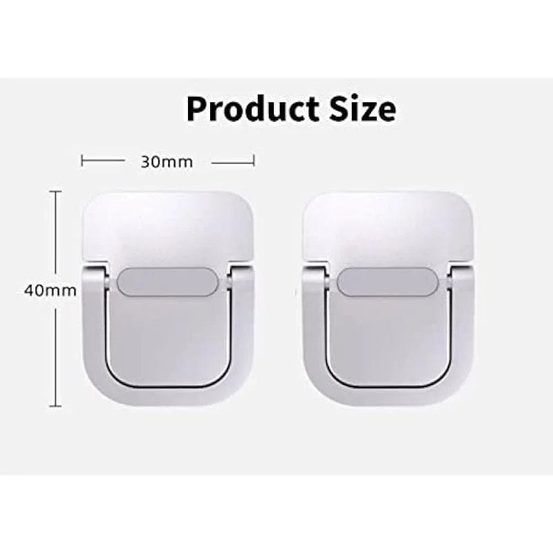 Self-Adhesive Mini Laptop Stand Invisible Computer Keyboard Stand for Desk Ergonomic Lightweight Zinc Alloy Mount Kickstand