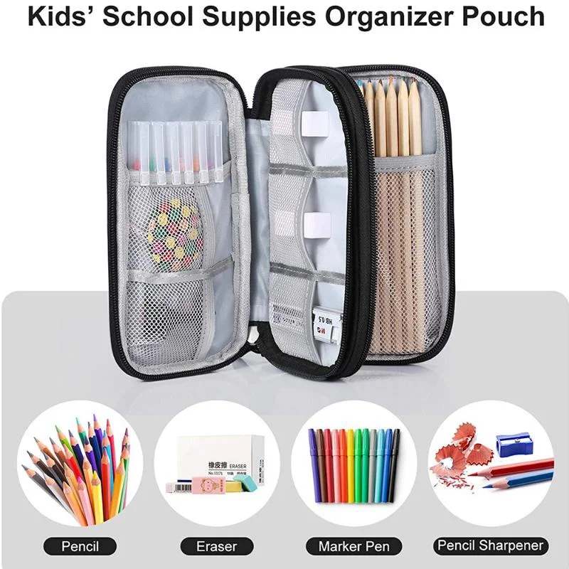 Borsa per organizer da viaggio Organizzatori per riporre cavi Custodia per trasporto Borse portaoggetti portatili impermeabili a doppio strato per cavo