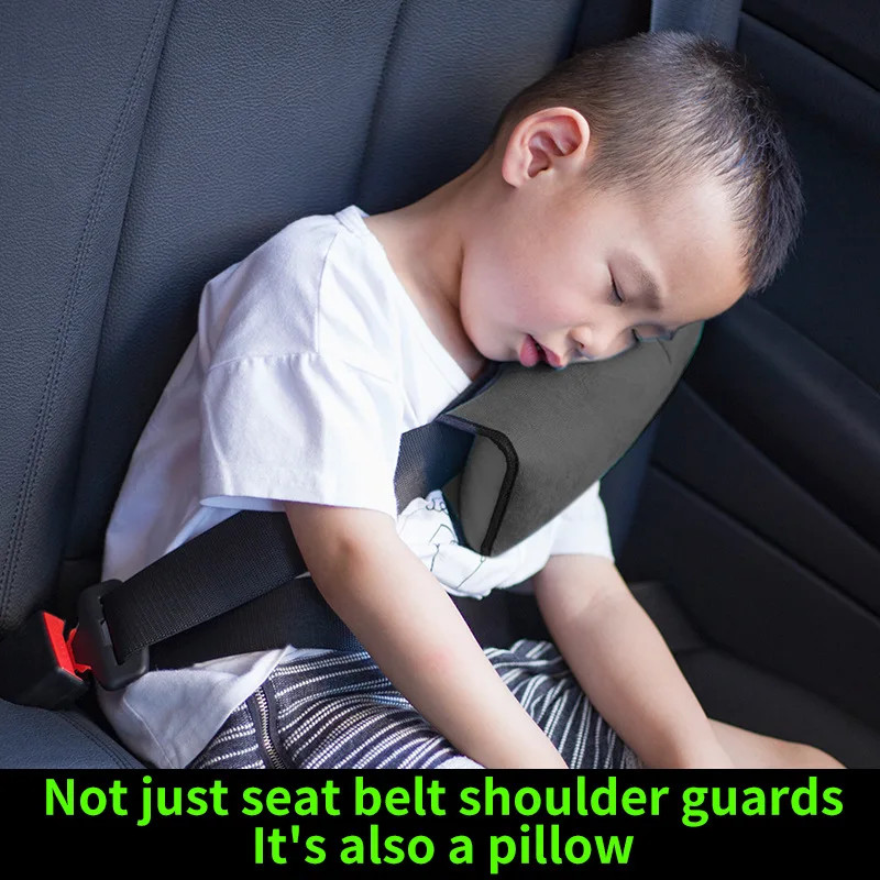 Almohada para bebé, almohadas para coche, cinturón de seguridad para coche, cojín para hombro, arnés, almohada de soporte de protección para niños pequeños