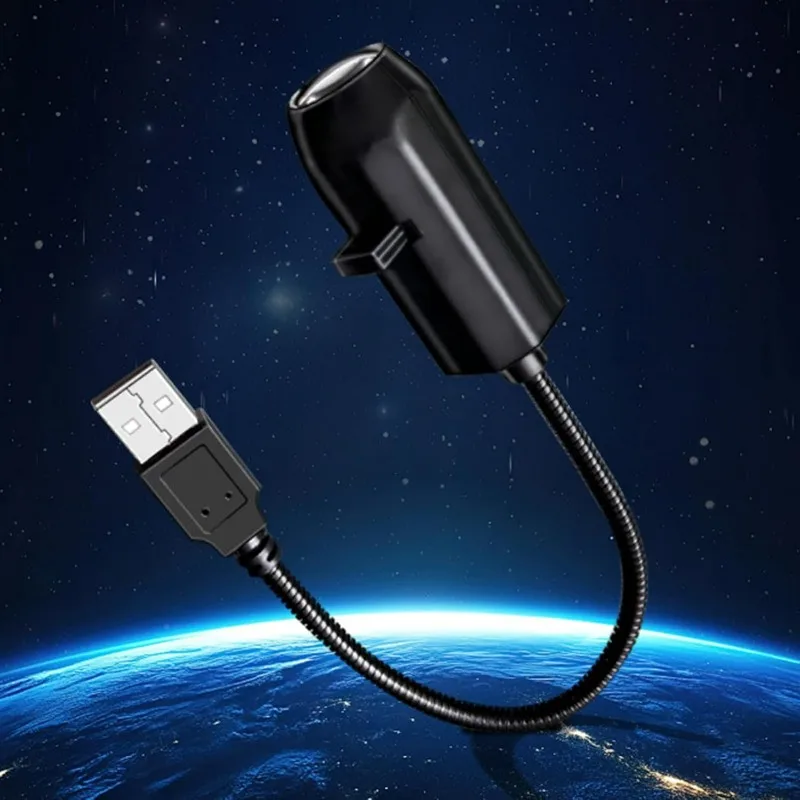 USB cielo estrellado dormitorio noche cielo estrellado techo galaxia proyector de luz