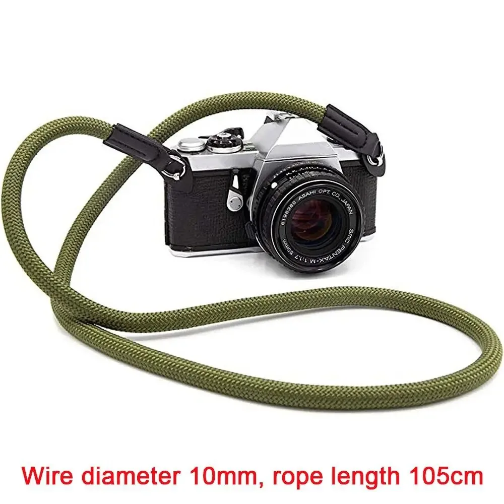 Nuova tracolla regolabile per fotocamera, cordino in nylon resistente, tracolla per fotocamera di sicurezza per DSLR SLR