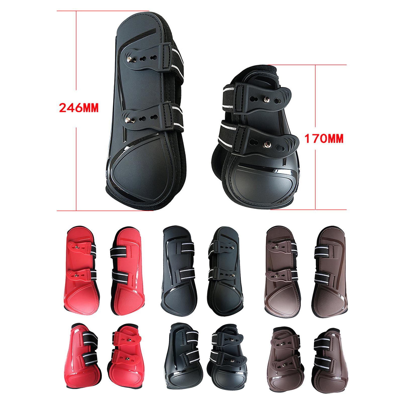 1 Paar Pferdes ehnen stiefel springen Dressur verstellbare Klammer schutz ausrüstung