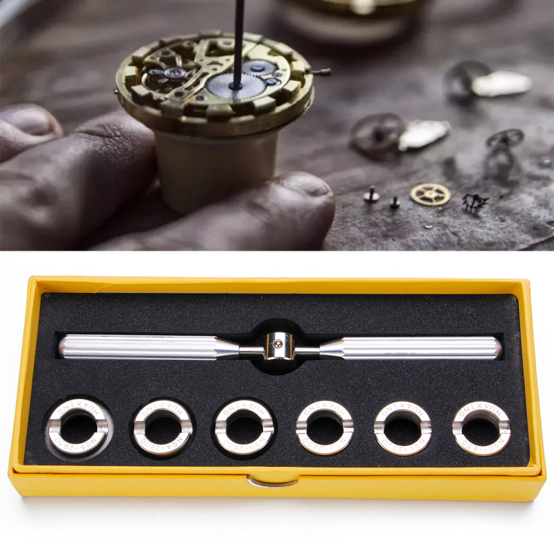 Für Rolex-Uhren-Rückabdeckungsöffner für Tudor für SEIKO, leicht zu öffnendes Uhrengehäuse, Uhrenreparaturwerkzeuge für gerillten Schrauben unten 5537