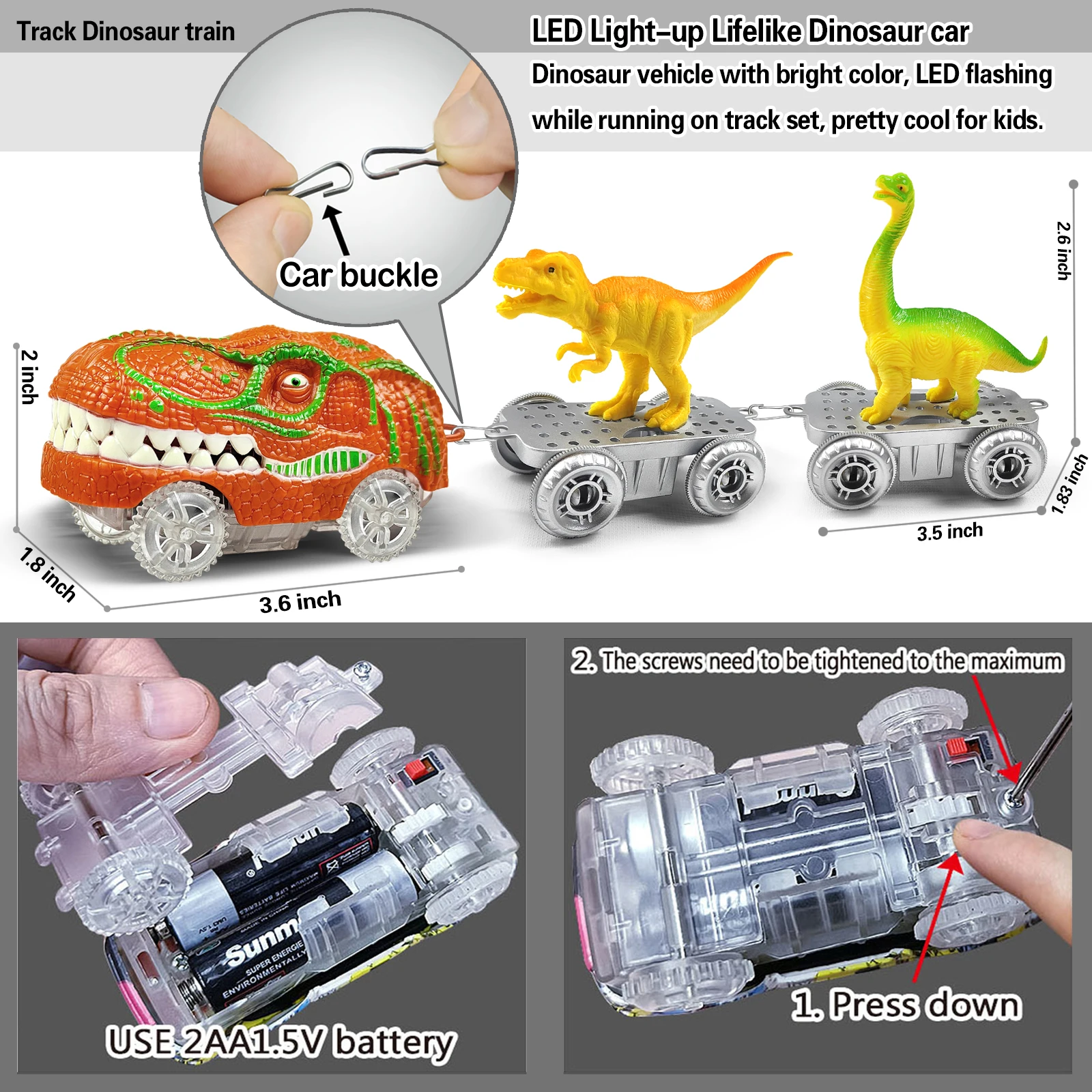 マジカルトラックレーシングカー LED ライト付き DIY プラスチックレーシングトラック暗闇で光るクリエイティブギフトおもちゃ子供のため