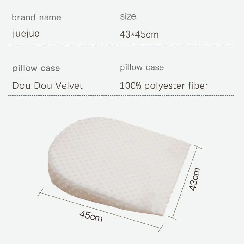 เด็ก Anti-vomiting Slope Pad หมอนที่ถอดออกได้ Sleeping เด็ก Headrest สําหรับทารกแรกเกิดตกแต่งหมอนให้นมบุตร