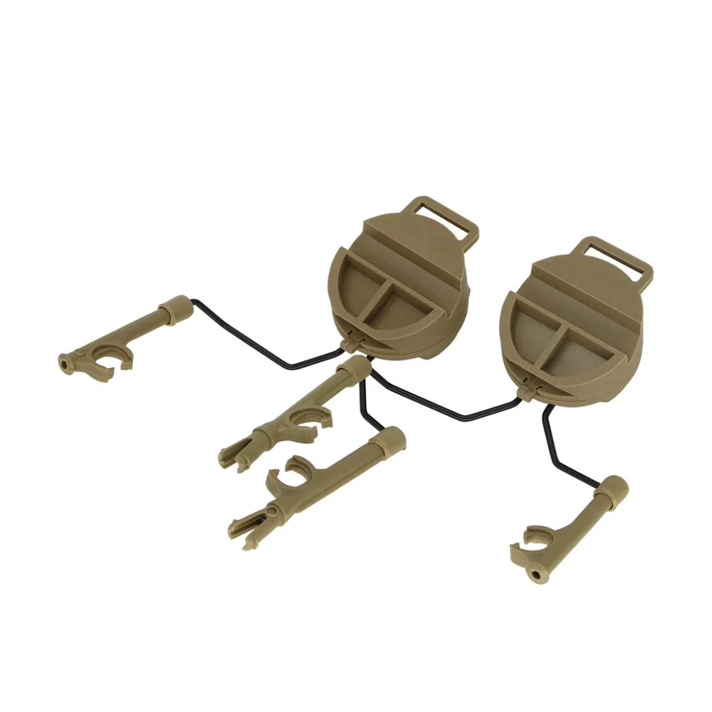 Тактический кронштейн для гарнитуры Fast Ops Core Helmet ARC Rail Adapter Set Comtac II Series Военная гарнитура с шумоподавлением