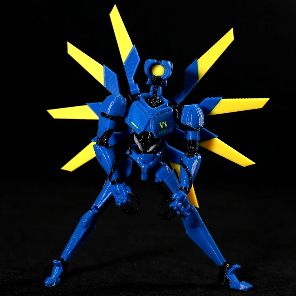 Maniquí con estampado 3D, 13 Ultrakill V1, juguetes de la serie, figuras de acción, Robot Shapeshift móvil multiarticulado, regalos para niños