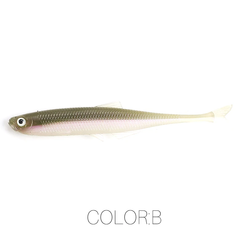 ใหม่ Supercontinent leanness ShadTeez 60 มม./80 มม.Perch Bass Artificia Pike Zander Predator ตกปลา 3d ตา Soft Lure เหยื่อตกปลา