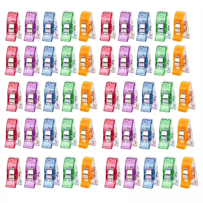 Nähen Clips Bunte Clips Mehrzweck Kunststoff Handwerk Häkeln Stricken Sicherheit Kleidung Clips Farbe Bindung Clips Papier