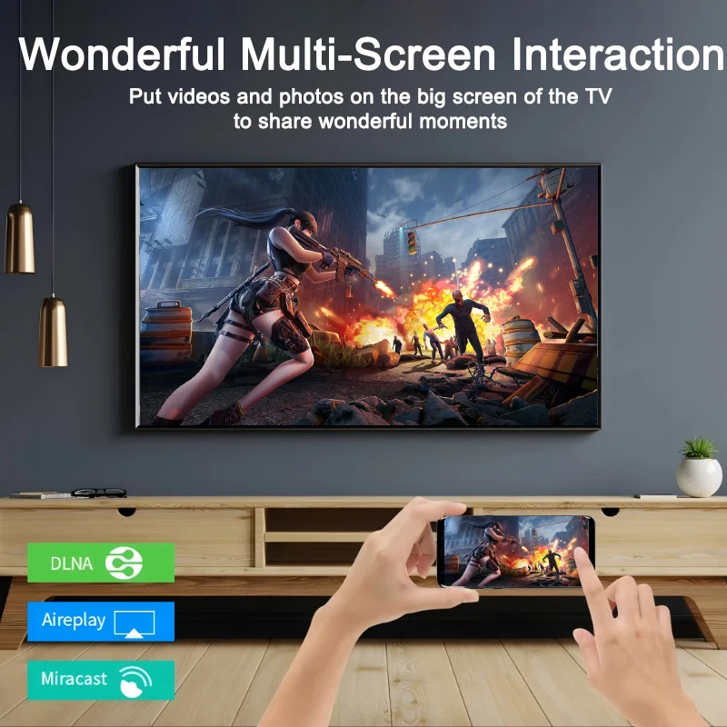 Q1 Smart TV Box Android 10 Allwinner H313 mit Unterstützung Dual Wifi 2,4G & 5G Video HD 4K Media Player Voice BT 5.2 Set Top Box