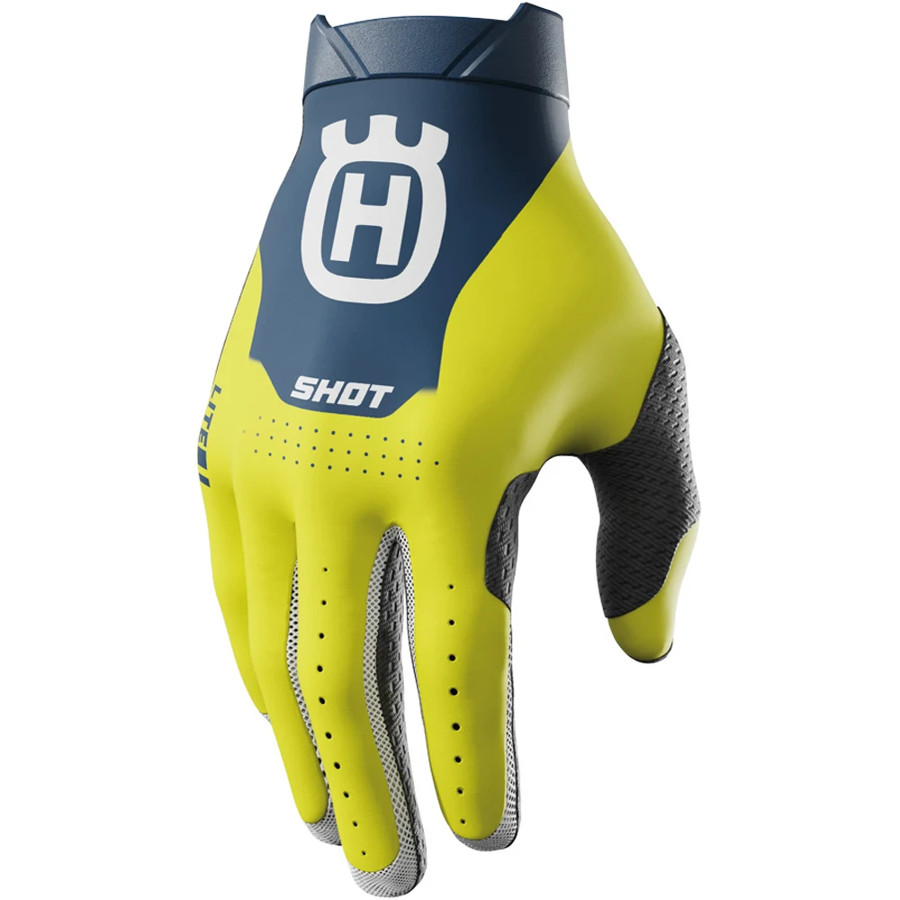Мотоперчатки Husqvarna 2025, темно-синие перчатки для мотокросса MX, внедорожные мотоциклетные перчатки, перчатки для горного велосипеда, велосипедные перчатки