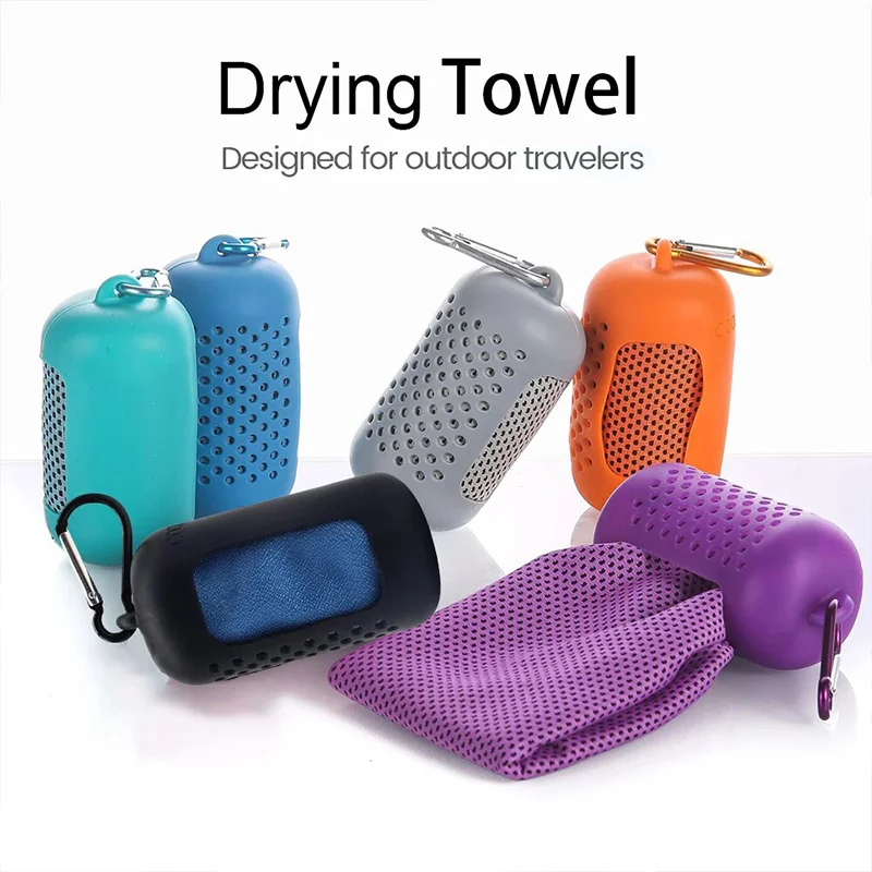 Outdoor-Mikrofaser, schnell trocknend, Sport, kühlendes Eishandtuch, kaltes Sporthandtuch, Fitness, cooles Handtuch, Camping
