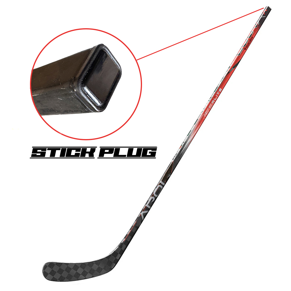 Eishockey-Stick-Endkappe, 10 Stück, Set, 3 Farben, Gummi-Endstopfen, Zubehör für Eishockey-Sticks für Erwachsene