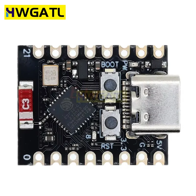 HWGATL ROBOT ESP32-C3 Макетная плата ESP32 C3 SuperMini WiFi Bluetooth для Arduino