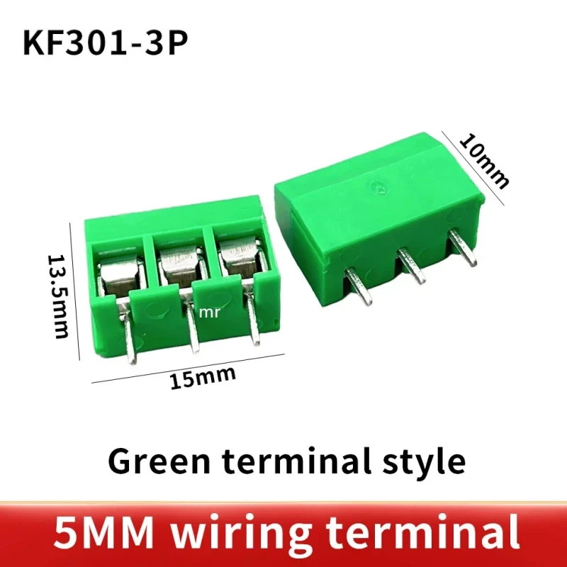 68PCS /135PCS KF301-2P/3P/4P screw terminal 5.0mm PCB splicable terminal connector
