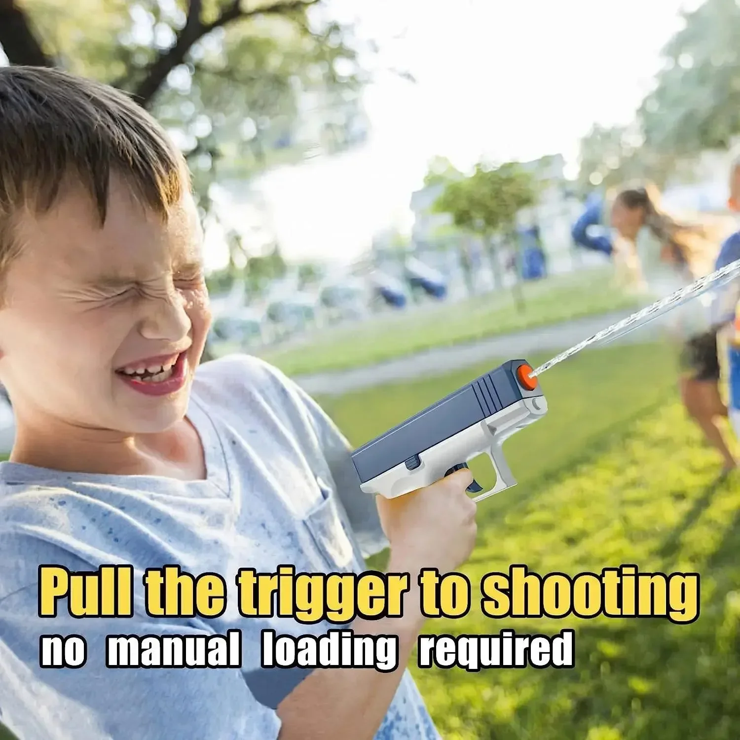 เด็กน้ําปืนของเล่นปืนปืนของเล่น Squirt ปืน Blaster สําหรับเกมยิงของเล่นกลางแจ้ง Water Blaster ปืนพกสําหรับชาย Grils