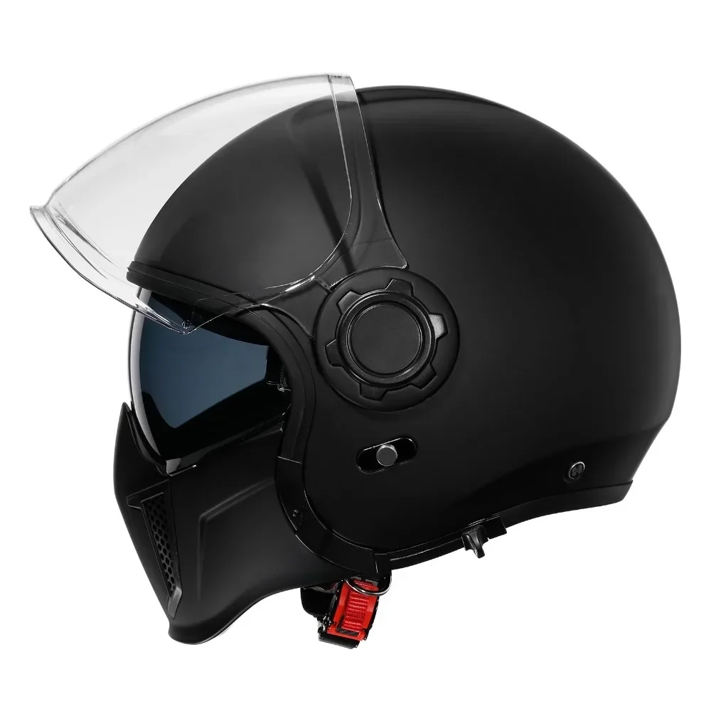 TRIANGLE Motorcycle Helmet Full Face Modular Motorcycle Helmets 3/4 Open Face Moto Helmets Men Women Dual Visor DOT ECE Approved