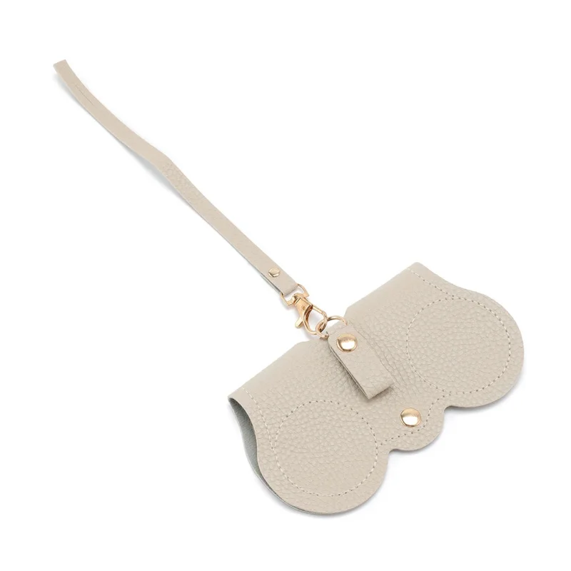 1 custodia per occhiali in rilievo con litchi, simpatica borsa protettiva per occhiali in pelle, porta occhiali da viaggio portatile
