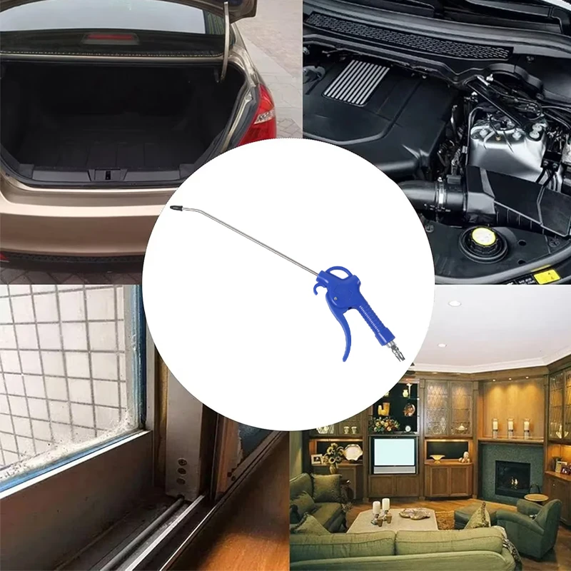 Hogedruk Stof Blazen Pistool Pneumatische Hardware Tool Stofverwijdering Pistool Blazende Lucht Roet Blazen Pistool Luchtpomp Uitgebreide Nozzles