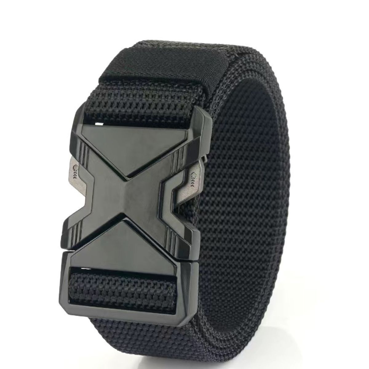 Cinturón táctico para hombre, cinturón de nailon para hombre, cinturón de trabajo de liberación rápida para exteriores, cinturón de pantalón deportivo de entrenamiento militar