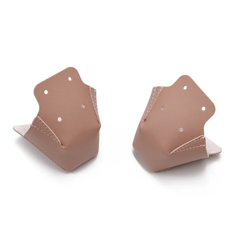 2ชิ้นที่คลุมรองเท้าสเก็ตหนัง PU ที่คลุมรองเท้าสเก็ตน้ำแข็งหลากสีอุปกรณ์เสริมอเนกประสงค์ปลอกสวมนิ้วเท้าสำหรับปกป้องรองเท้าสเก็ต