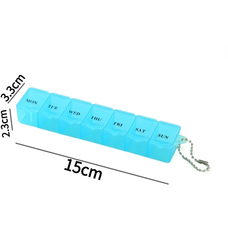 Mini boîte à Nangicaments Hebdomadaire, organisator de rangement, conteneur 7-roosters, treillis industriële hanger, tendance